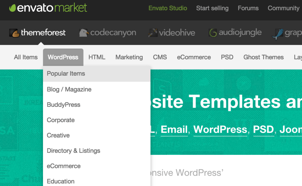 ThemeForest WordPress